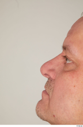 Nose Man White Casual Overweight Street photo references